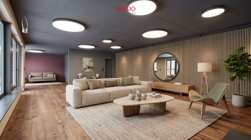 Neuwertige 3.5-Zimmer-Loftwohnung mit 74 m² Terrasse am Aare-Ufer (1)