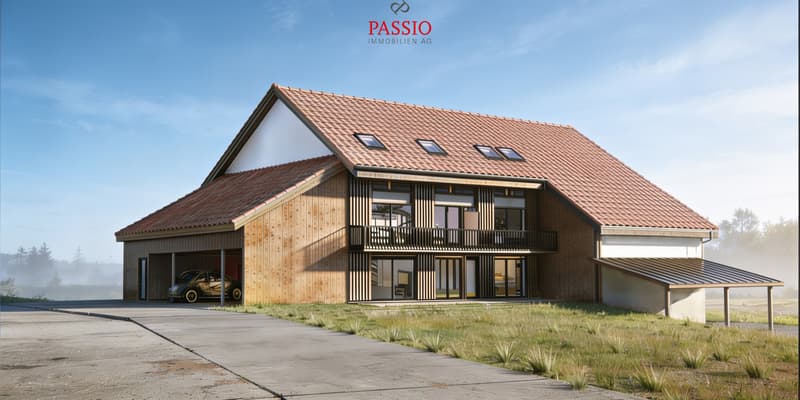 Alt trifft neu: Exklusive 5.5-Zimmer Duplex-Wohnung in Chabrey (2)