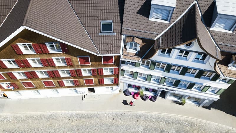Mehrfamilienhäuser in der Herisauer Altstadt (1)