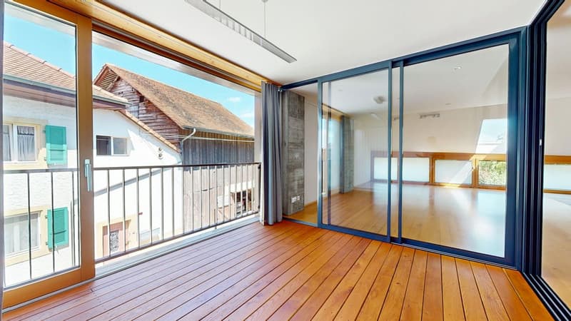 Grandcour - 4,5 pcs de 140m2 avec loggia intérieur! (4)