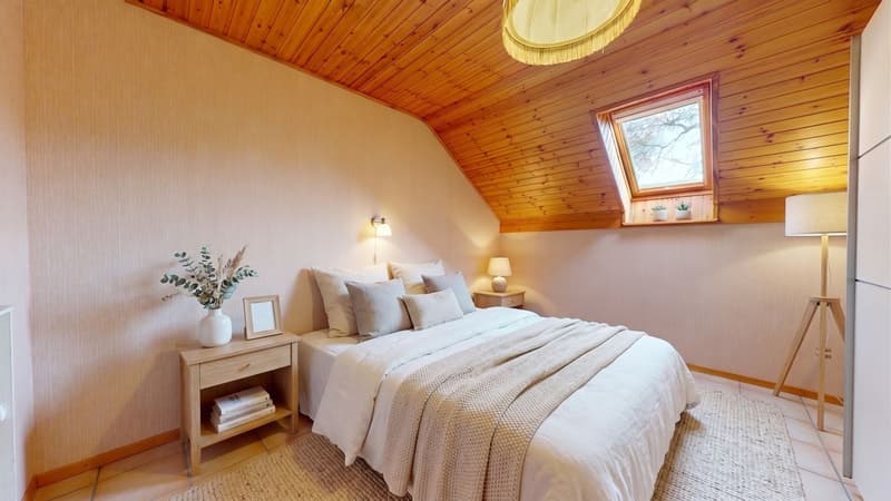 Vue sur le Jura - Villa familiale sur 1'000 m² à Seigneux! (8)
