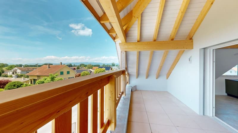 Attique avec loggia à Domdidier ! (1)