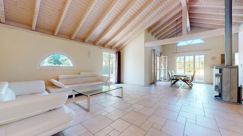 Champagne : Villa familiale avec piscine chauffée, sans vis- à- vis (5)