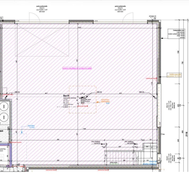 À louer - Halle artisanale modulable de 245 m² Saint-Aubin (FR) (8)