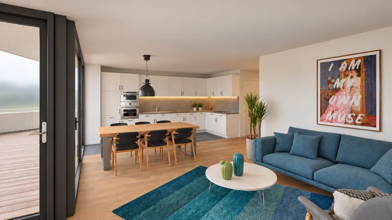 Letzte verfügbare Neubauwohnungen mit Wintergarten im Projekt Trauthei (3)