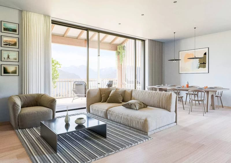 Lumineux et confortable appartement contemporain (2)