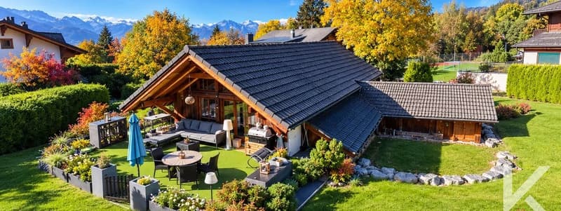Un chalet d'exception à Villars sublimée par une rénovation raffinée (2)