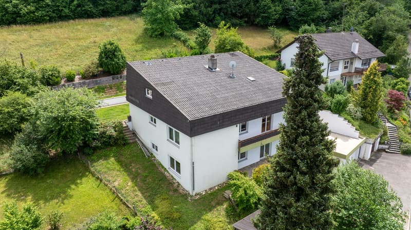 Ansicht mit Ortsrandlage
