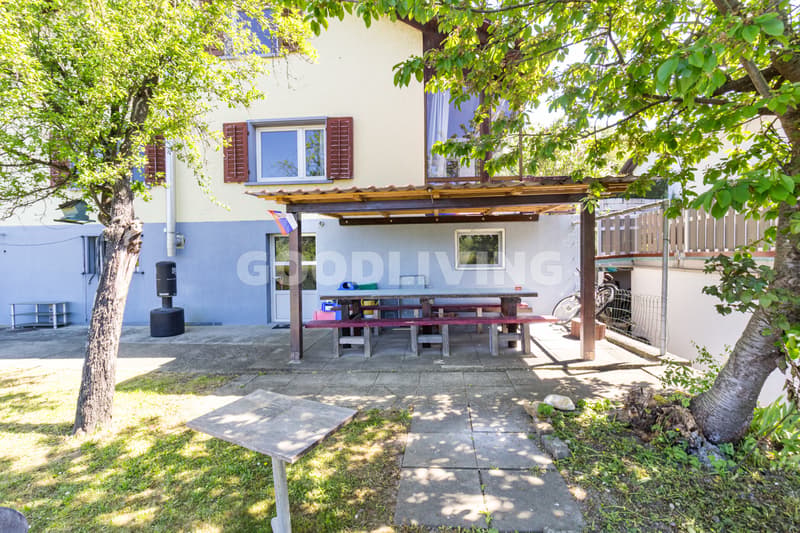 Sonnige Gartenidylle mit Blick ins Grüne (1)