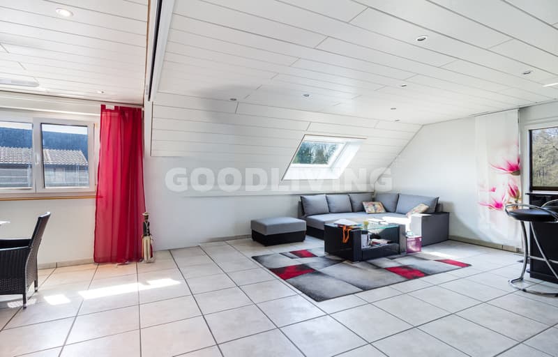 Maisonette im Grünen mit Galerie / Duplex avec galerie en environnement verdoyant (3)