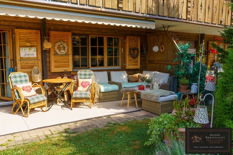 Heimelige 3.5-Zi.-Gartenwohnung mit Terrasse in Schönried (10)