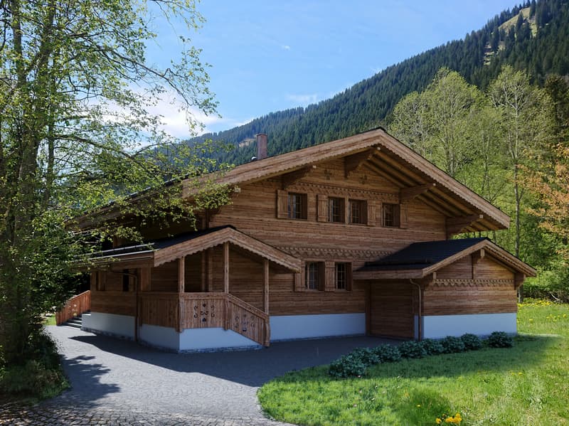 Idyllisches 5½-Zimmer Neubau-Chalet mit Bergsicht (9)