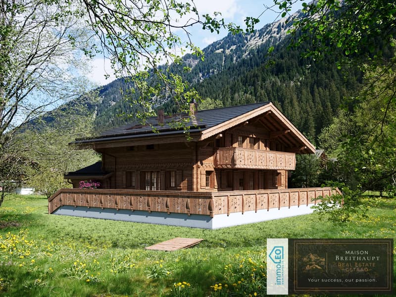 Idyllisches 5½-Zimmer Neubau-Chalet mit Bergsicht (1)