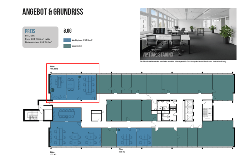 Bürofläche 100 m², zentral gelegen und ausgebaut (12)
