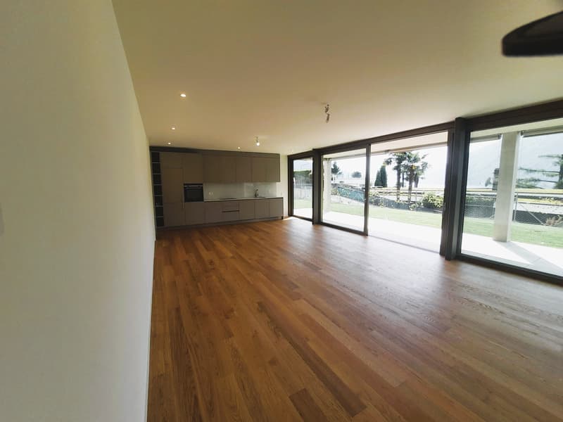 NUOVO APPARTAMENTO 2.5 LOCALI, AMPIO GIARDINO E VISTA LAGO (5)