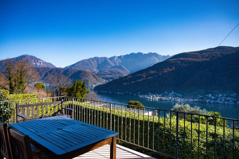 IMPORTANTE VILLA CIRCONDATA DA GRANDE PARCO CON VISTA LAGO (6)