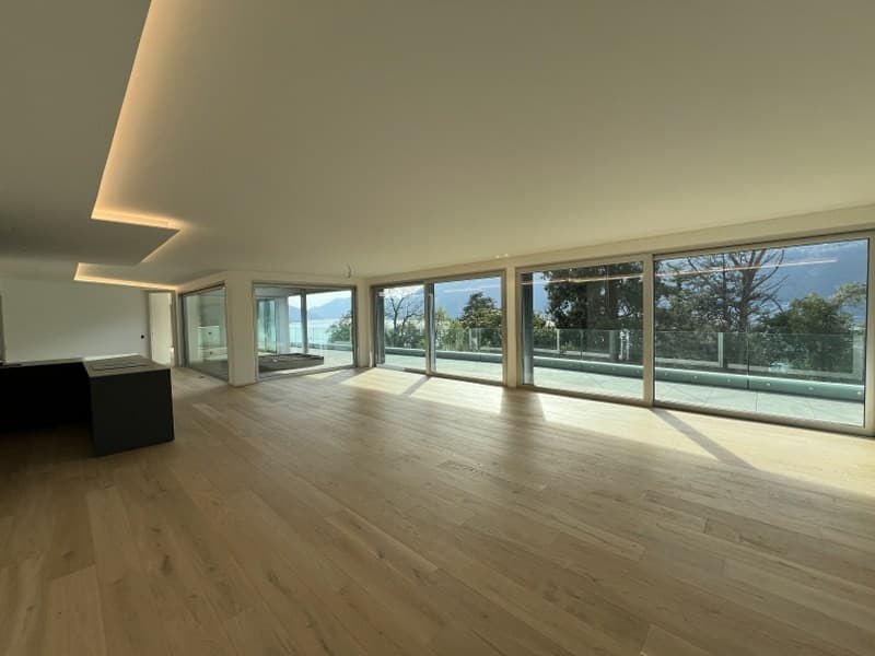 FAVOLOSO ATTICO CON BELLISSIMA TERRAZZA COPERTA E INCANTEVOLE VISTA PANORAMICA SUL LAGO (5)