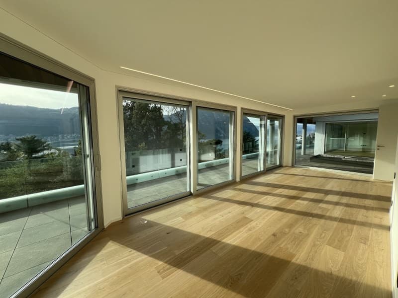 FAVOLOSO ATTICO CON BELLISSIMA TERRAZZA COPERTA E INCANTEVOLE VISTA PANORAMICA SUL LAGO (12)