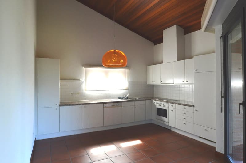 APPARTAMENTO 5.5 LOCALI DUPLEX CON TERRAZZA IN PICCOLO CONTESTO NEL VERDE (4)