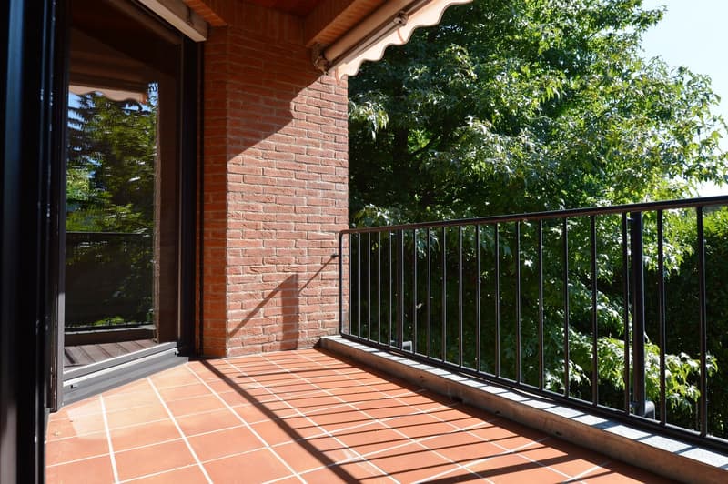 APPARTAMENTO 5.5 LOCALI DUPLEX CON TERRAZZA IN PICCOLO CONTESTO NEL VERDE (5)