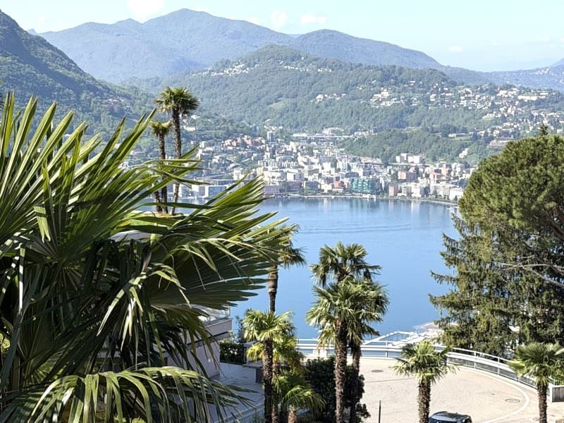 VILLA DI CHARME CON VISTA LAGO - MONTE BRÈ (2)