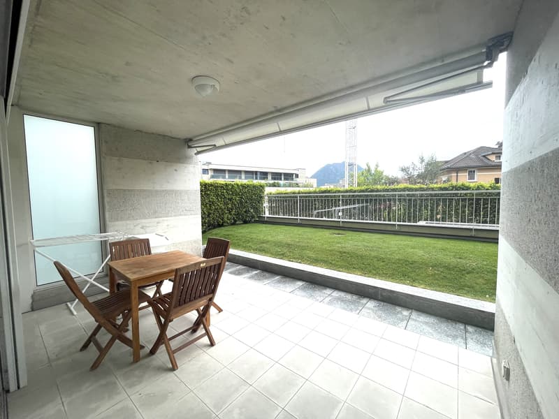 APPARTAMENTO ARREDATO 3.5 LOCALI CON GIARDINO PRIVATO (3)