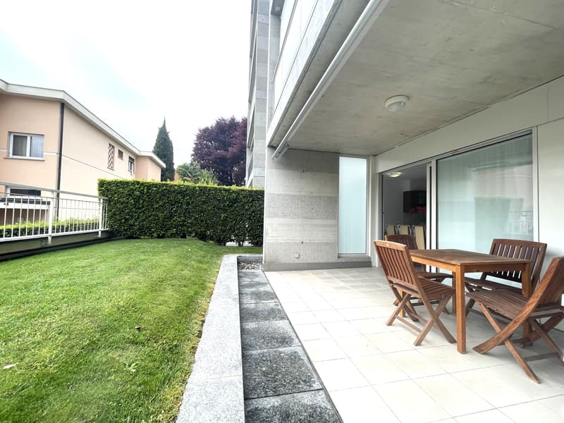 APPARTAMENTO ARREDATO 3.5 LOCALI CON GIARDINO PRIVATO (6)
