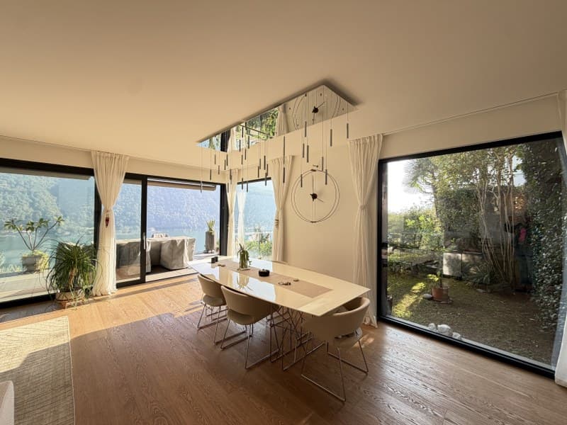 APPARTAMENTO DI 3,5 LOCALI ARREDATO CON VISTA LAGO, GIARDINO E TERRAZZE PANORAMICHE (7)
