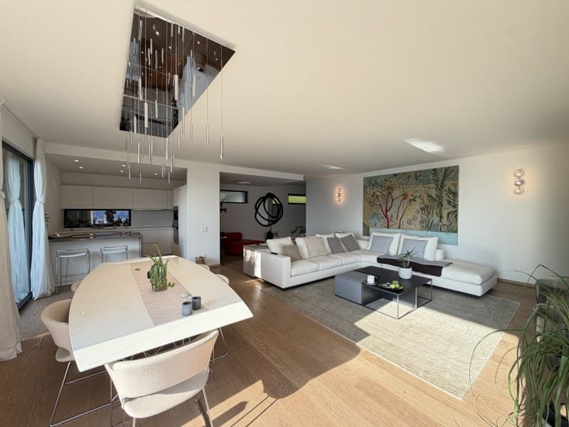 APPARTAMENTO DI 3,5 LOCALI ARREDATO CON VISTA LAGO, GIARDINO E TERRAZZE PANORAMICHE (6)