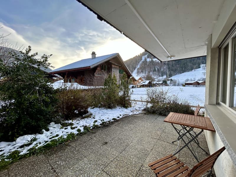 Modern second residency Flat in Gstaad Center (12)