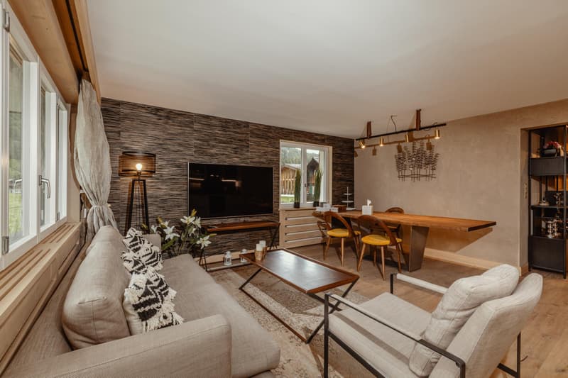 Modern second residency Flat in Gstaad Center (7)