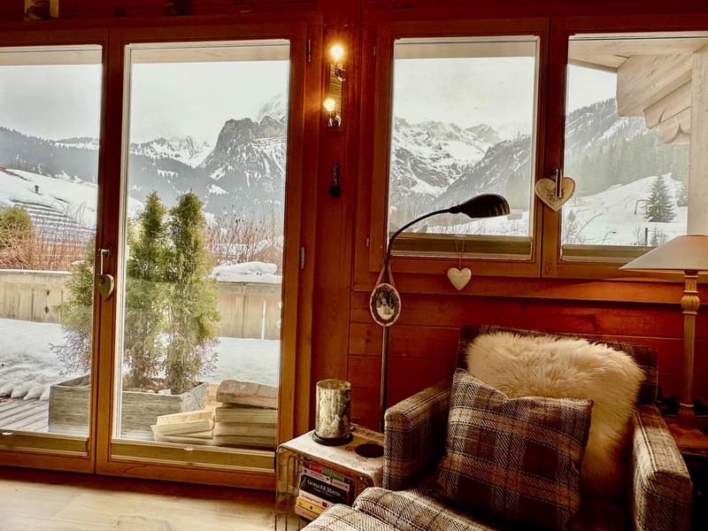 Cute 2 BR second residency luxury Chalet in Gsteig (2)