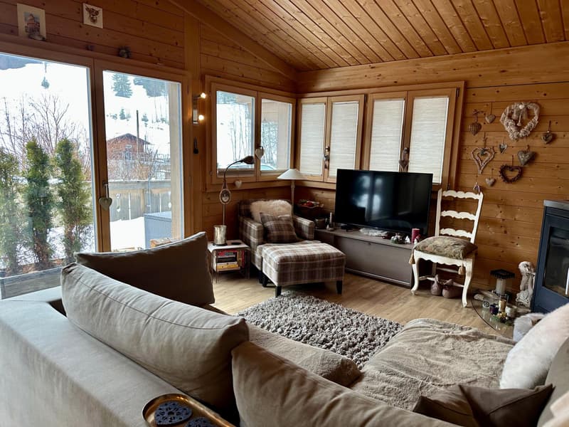 Cute 2 BR second residency luxury Chalet in Gsteig (4)