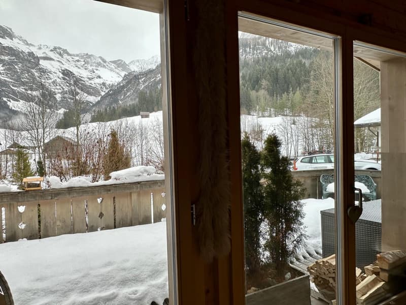Cute 2 BR second residency luxury Chalet in Gsteig (12)