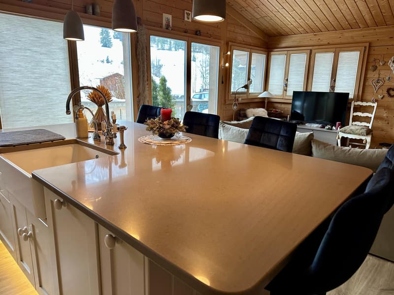 Cute 2 BR second residency luxury Chalet in Gsteig (9)