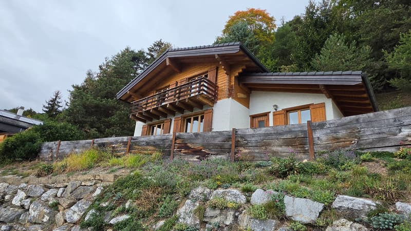 Chalet de 3,5 pièces à Aven, entre bisse et plaine du Rhône– résidence secondaire possible (13)