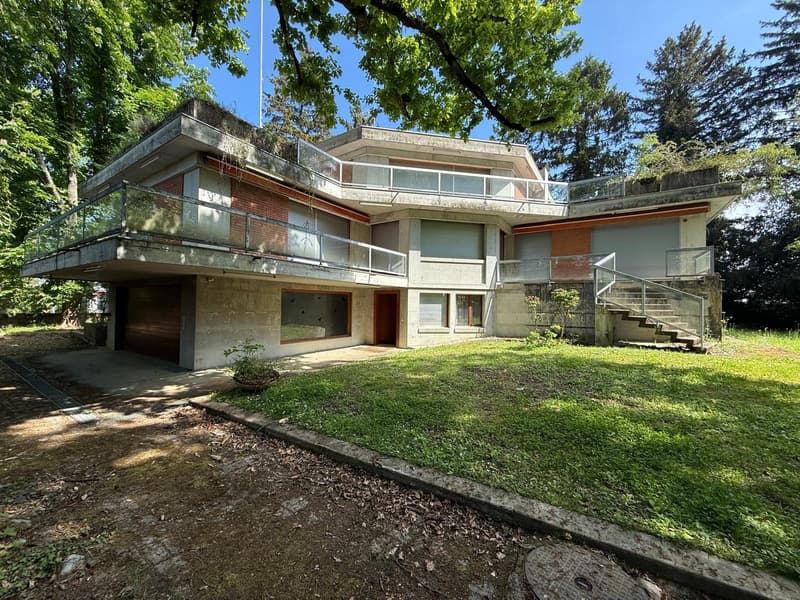 EXCLUSIVITE - Collonge-Bellerive - Propriété à rénover sur une parcelle d'exception (2)