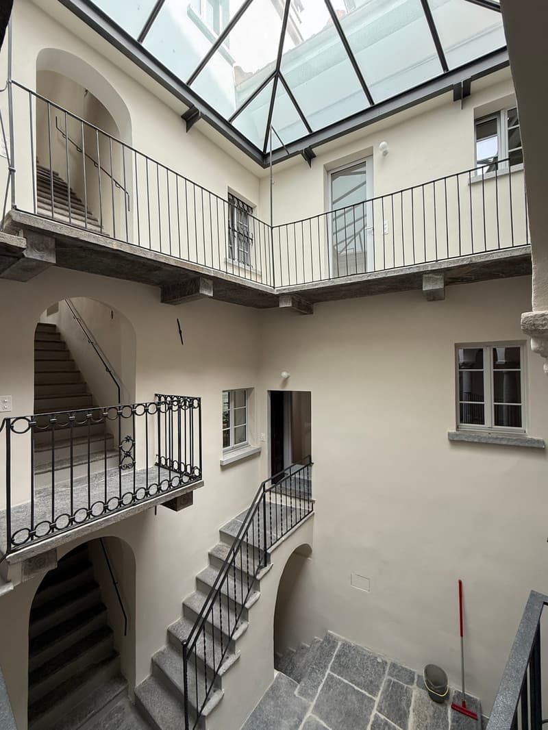 Affittasi monolocale mansardato in centro Locarno (1)