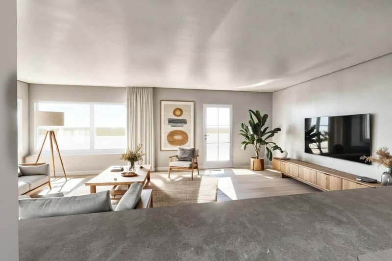 Vaste appartement en attique 4,5 pièces (2)