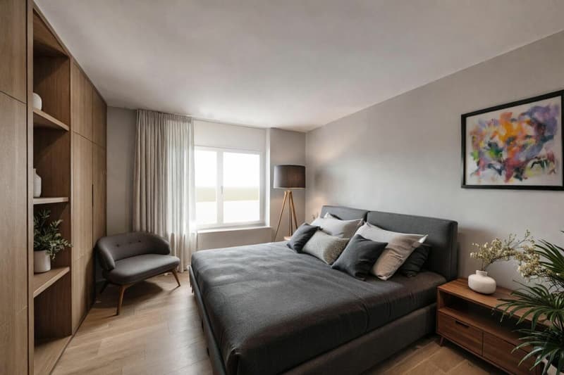 Vaste appartement en attique 4,5 pièces (3)