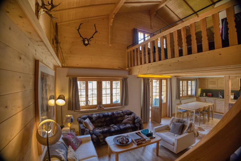 Magnificent furnished chalet between Gstaad and Lauenen (4)