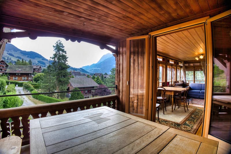 Grand appartement familial avec vue imprenable au centre de Château-d'Oex (9)