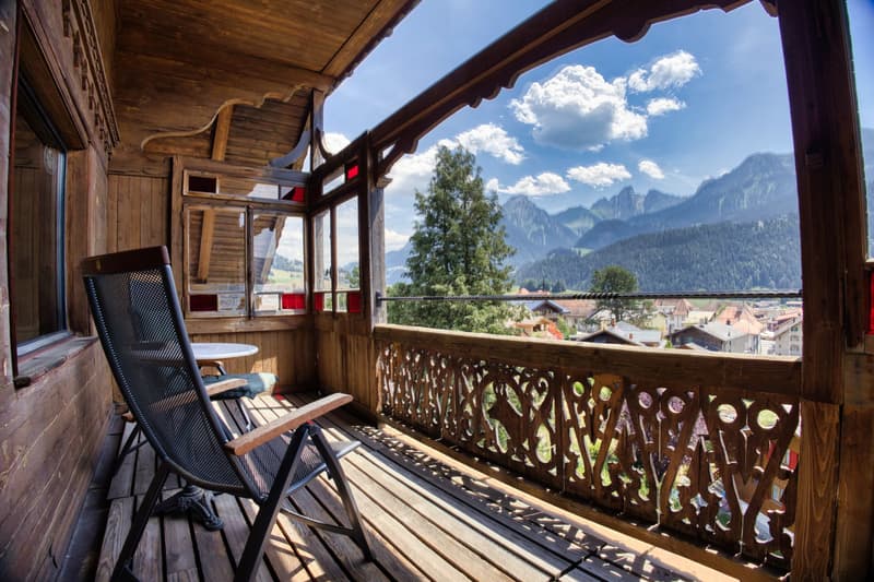 Grand appartement familial avec vue imprenable au centre de Château-d'Oex (4)
