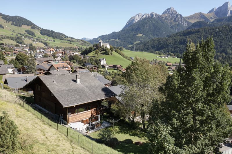 A family chalet comprising two flats, in need of renovation, in the heart of Château-d'Oex (1)