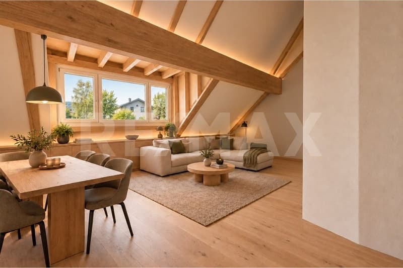 Exklusive 2.5-Zimmer-Dachwohnung in Kirchdorf AG (11)