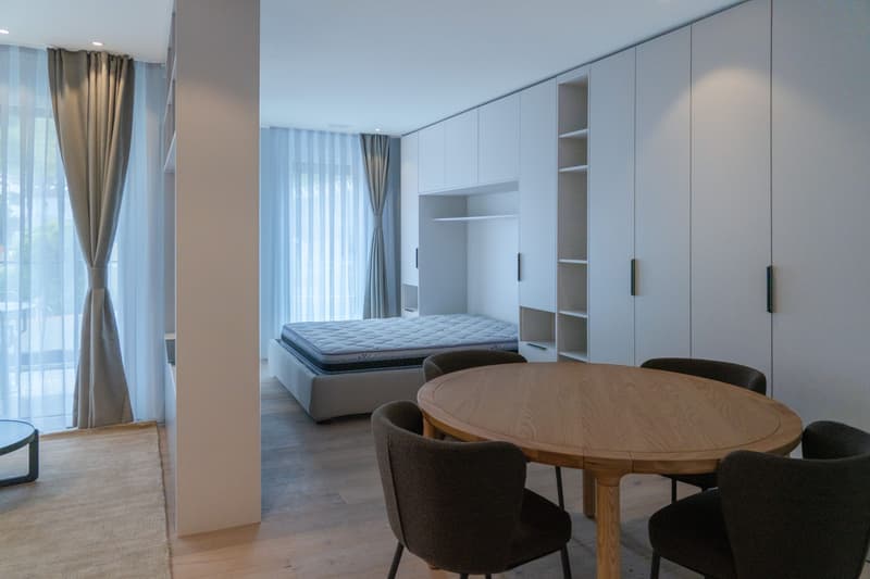 1.5-Zimmer, möbliert, Balkon - direkt am Bahnhof Killwangen (7)
