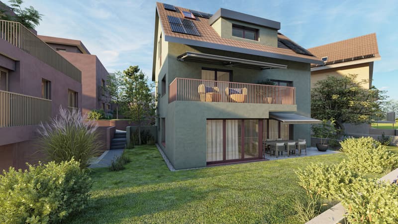 Modernes 6,5-Zimmer Haus mit Garten in Lengnau kaufen (1)
