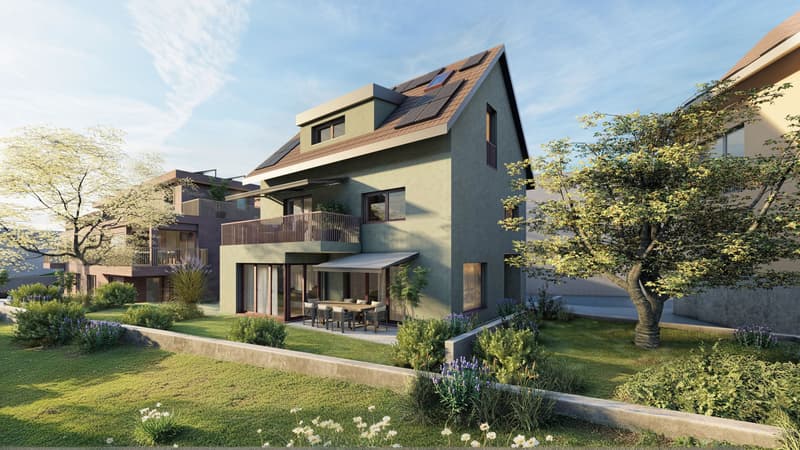 Modernes 6,5-Zimmer Haus mit Garten in Lengnau kaufen (2)