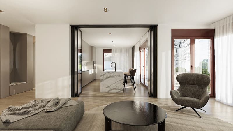 Modernes 6,5-Zimmer Haus mit Garten in Lengnau kaufen (8)