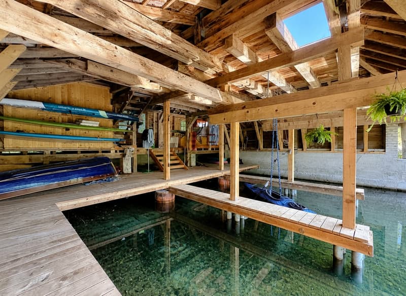 Maison de maître historique, parc arboré et hangar à bateaux privé sur le lac de Neuchâtel (20)